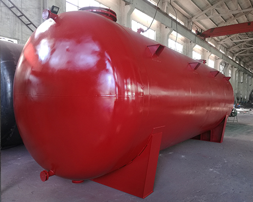 32m³钢衬胶次氯酸钠卧罐